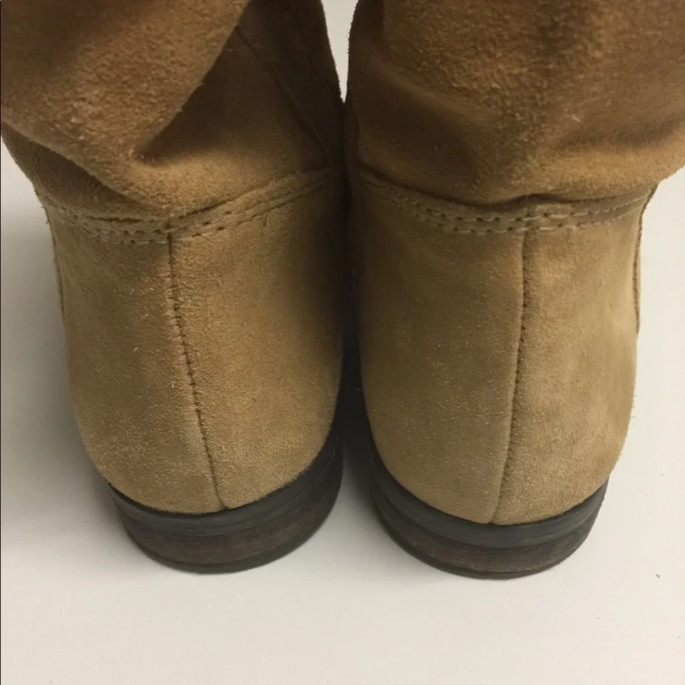Vince Camuto Women's Tan Suede Ankle Booties Cowboy Western Boots Size 6.5